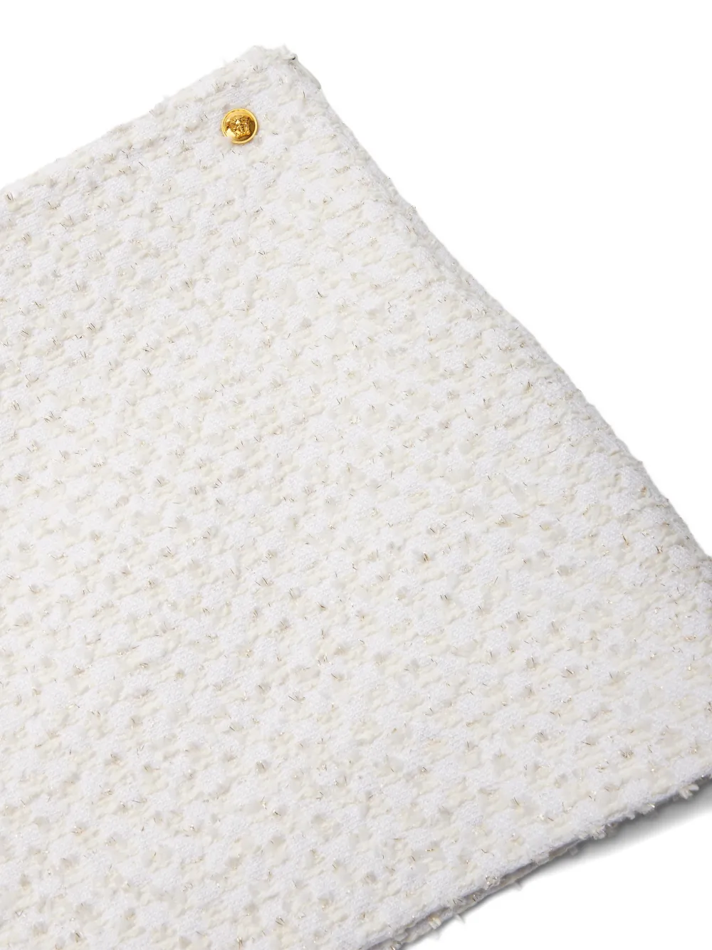 Versace Kids Tweed rok met katoenblend Wit