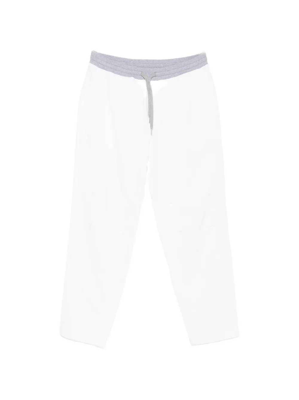Brunello Cucinelli pocket drawstring track pants - Bianco