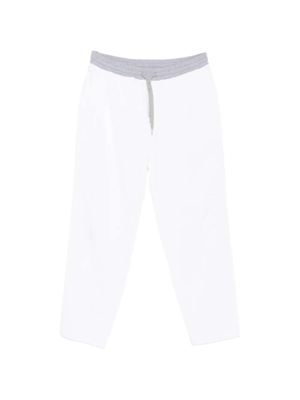 Brunello Cucinelli pocket drawstring track pants - Bianco