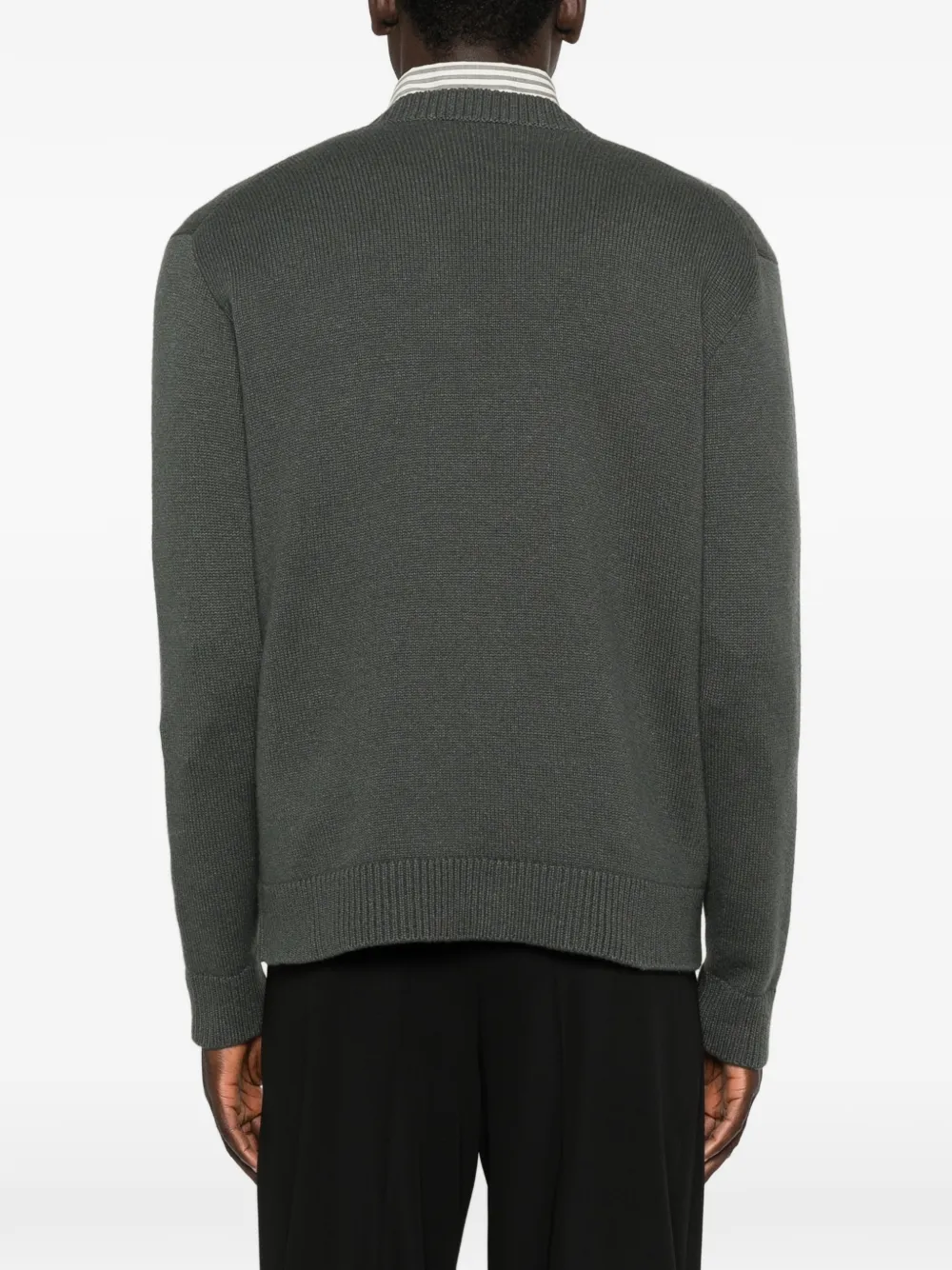 The Row Vest met V-hals en knoop Grijs
