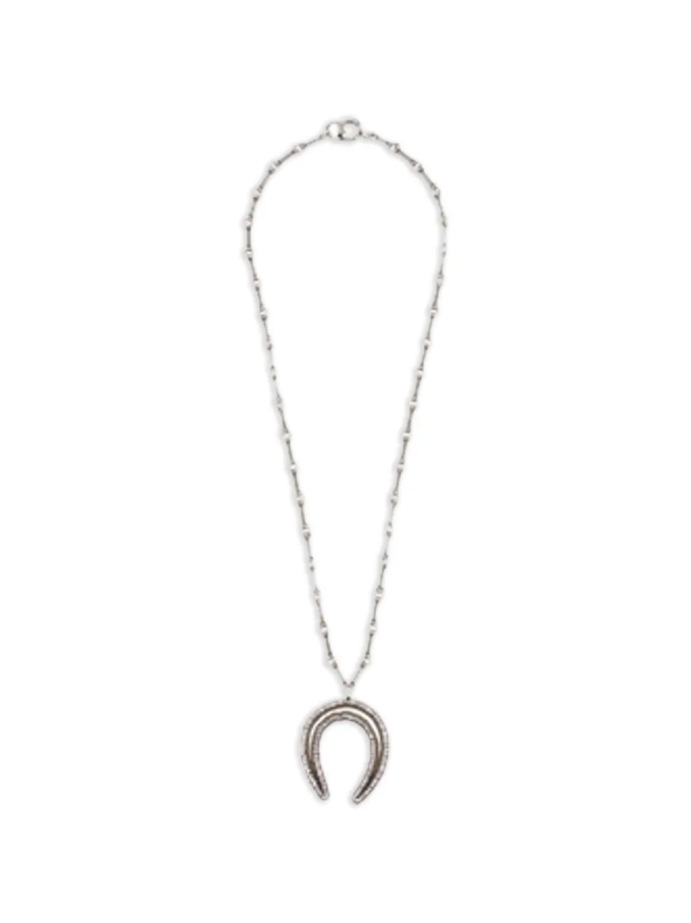 ISABEL MARANT horseshoe necklace - Argento