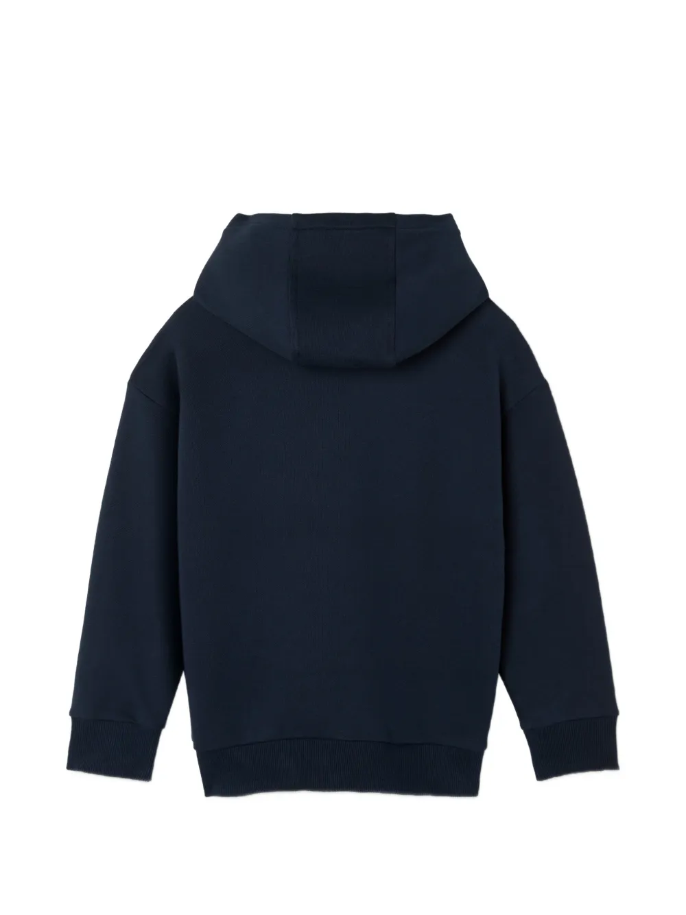 Versace Kids Katoenen-jersey hoodie met print Blauw