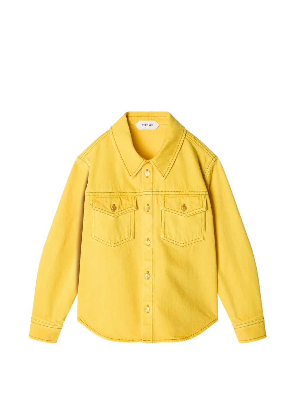 Versace Kids Camicia denim - Giallo