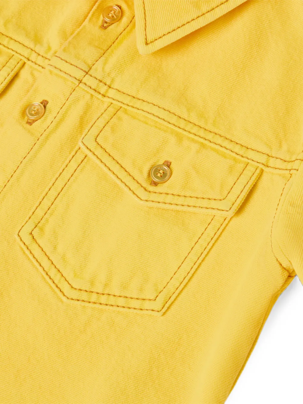 Versace Kids Spijkershirt Geel