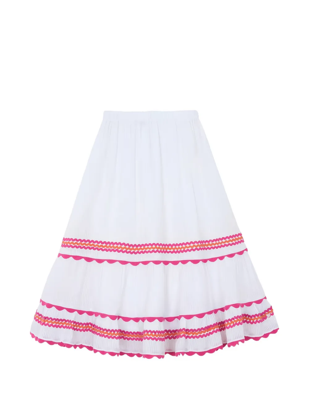 Tartine Et Chocolat embroidered skirt - Bianco