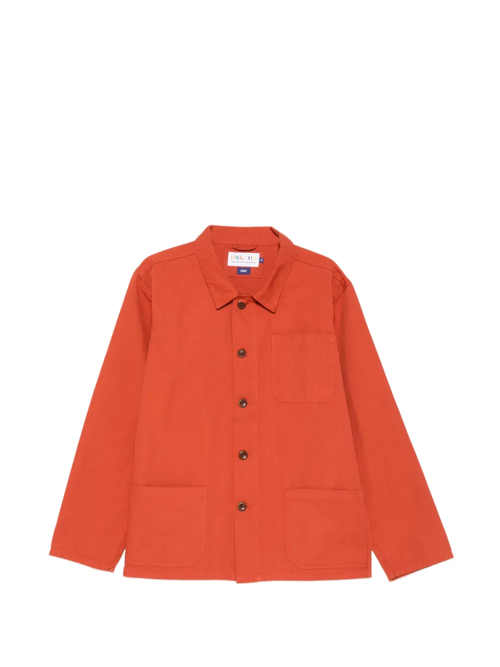 USKEES chest-pocket shirt jacket - Orange