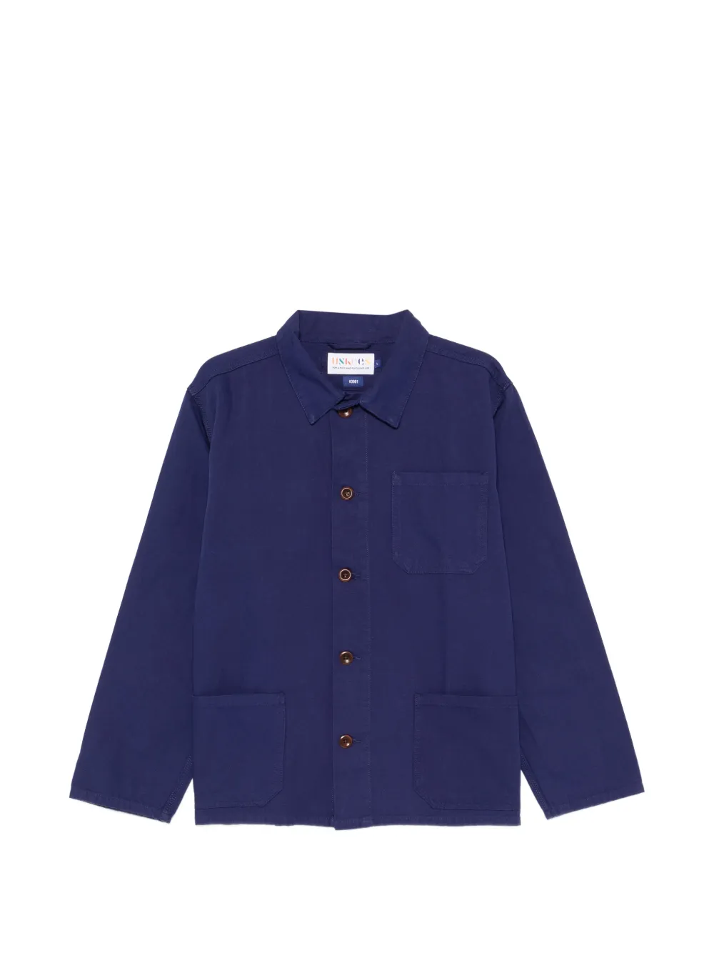 USKEES chest-pocket shirt jacket - Blau