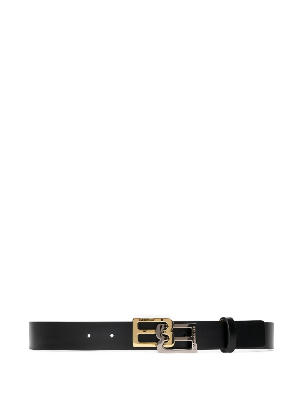 Barbara Bui logo calf leather belt - Nero