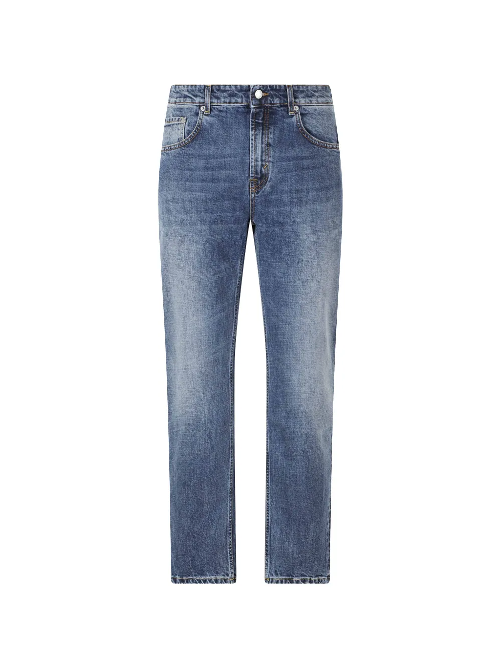 Department 5 faded-effect straight-leg jeans - Blu