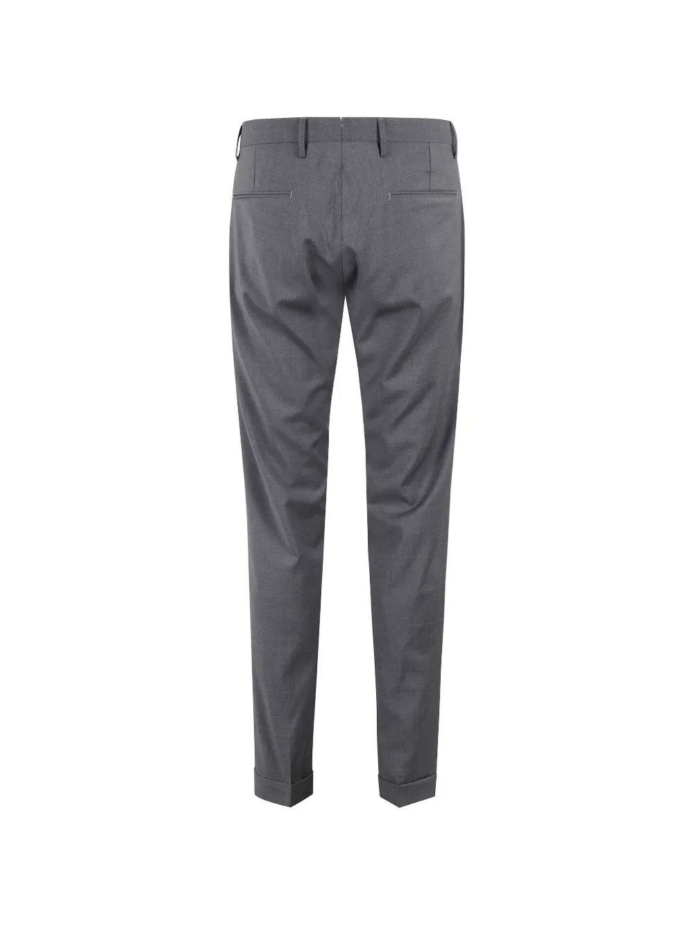 Briglia 1949 Twill broek met omgeslagen pijpen Grijs
