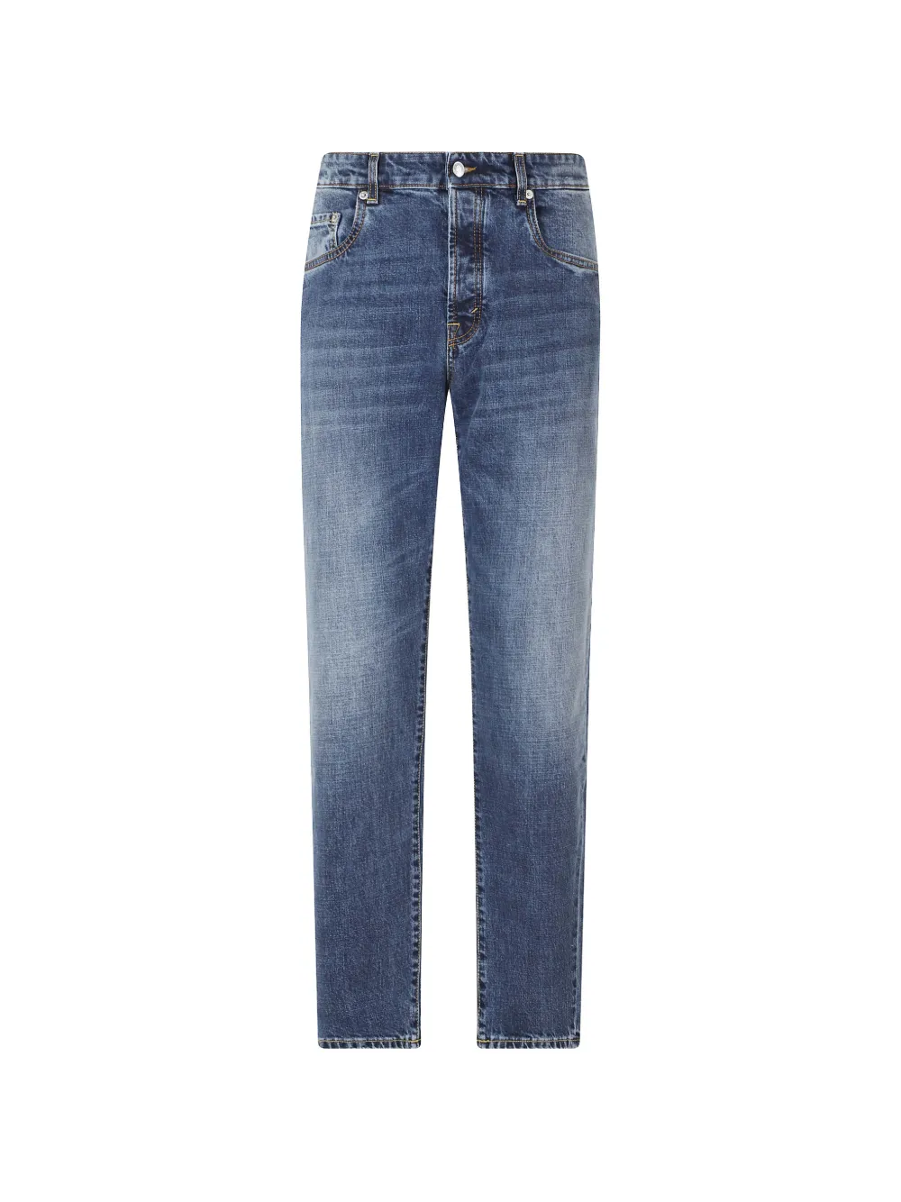 Department 5 faded-effect straight-leg jeans - Blu