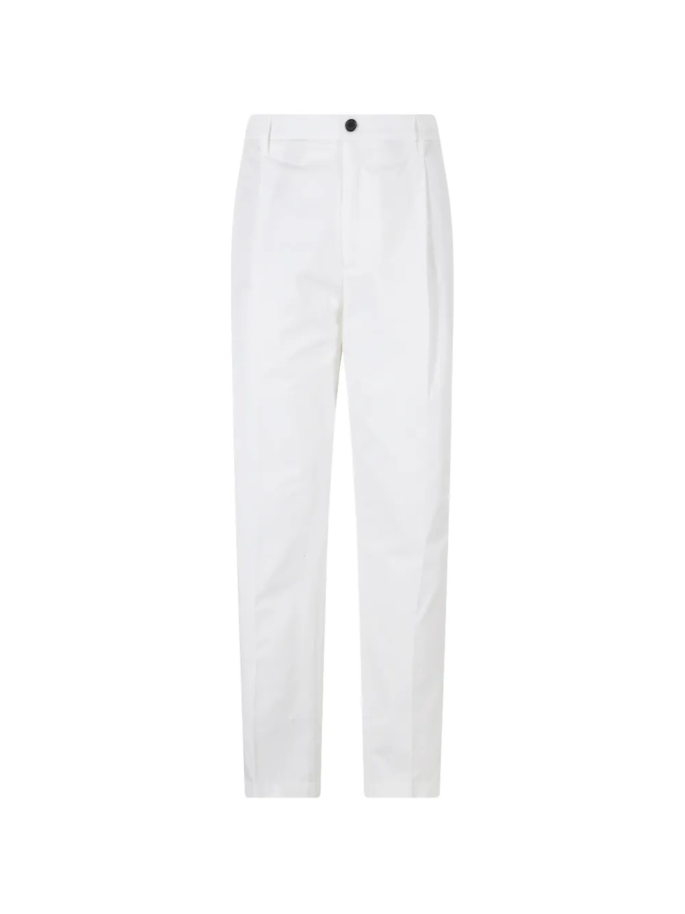 Department 5 pressed-crease straight-leg chino trousers - Bianco