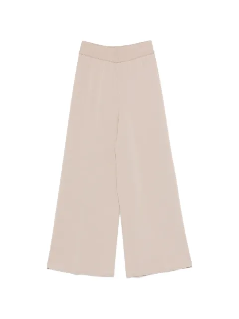 Neera ribbed wide-leg trousers