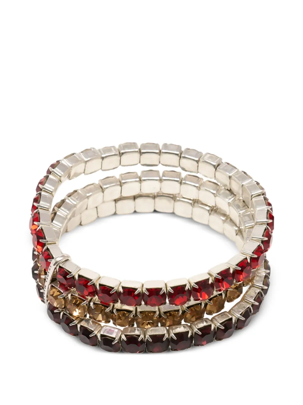 ISABEL MARANT crystal-embellished bracelet - Silver