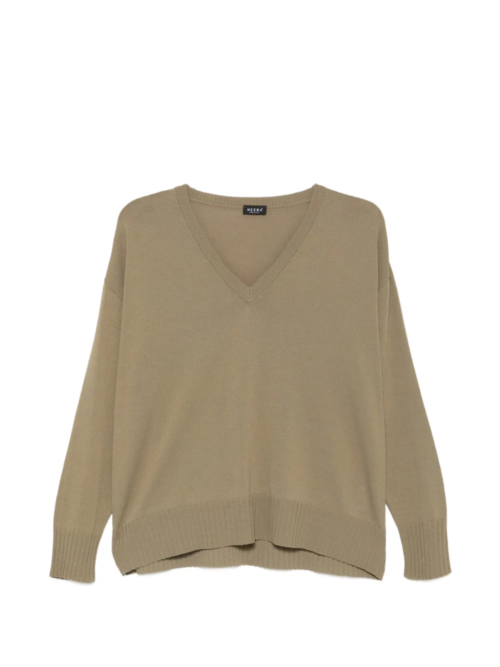 Neera V-neck T-shirt - Grün