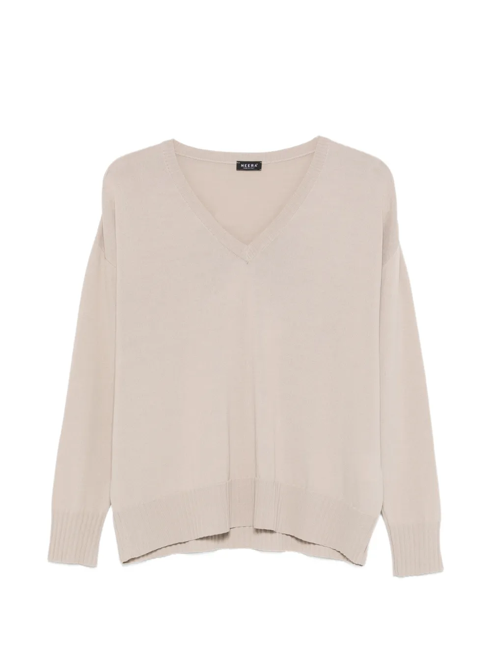 Neera V-neck long-sleeve top