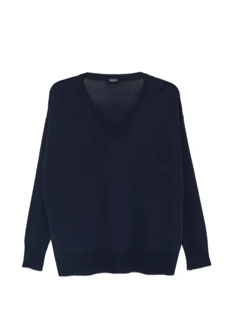 Neera V-neck long-sleeved top