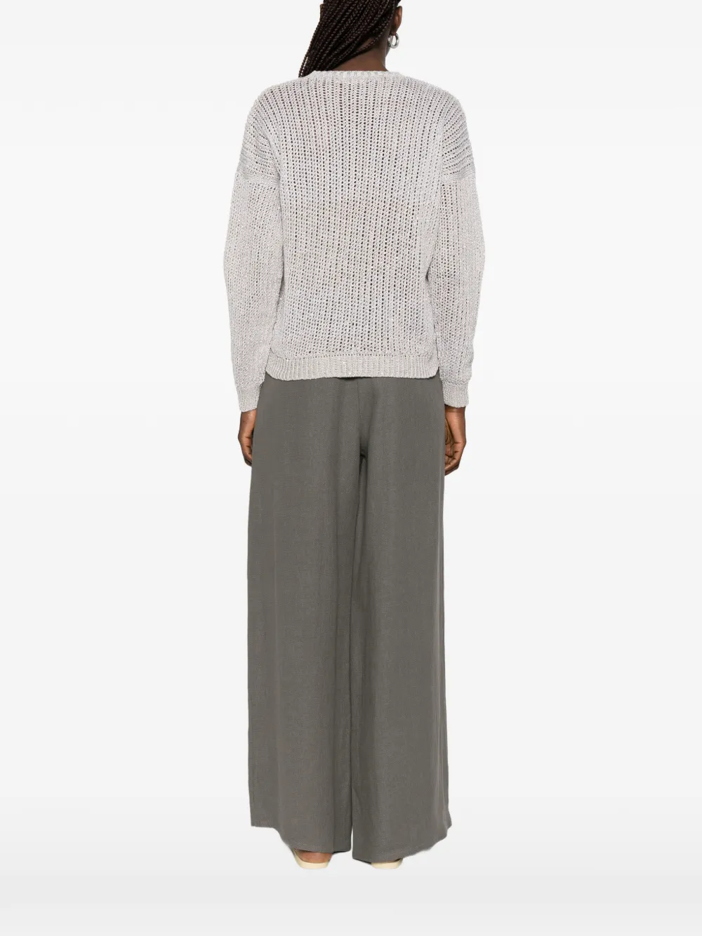 Neera Trui met V-hals Beige