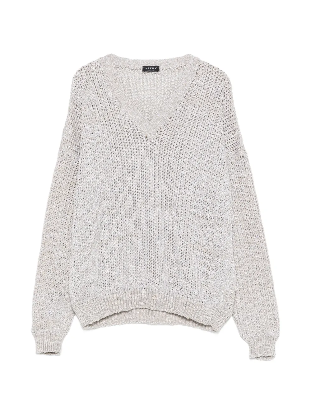 Neera V-neck sweater - Toni neutri