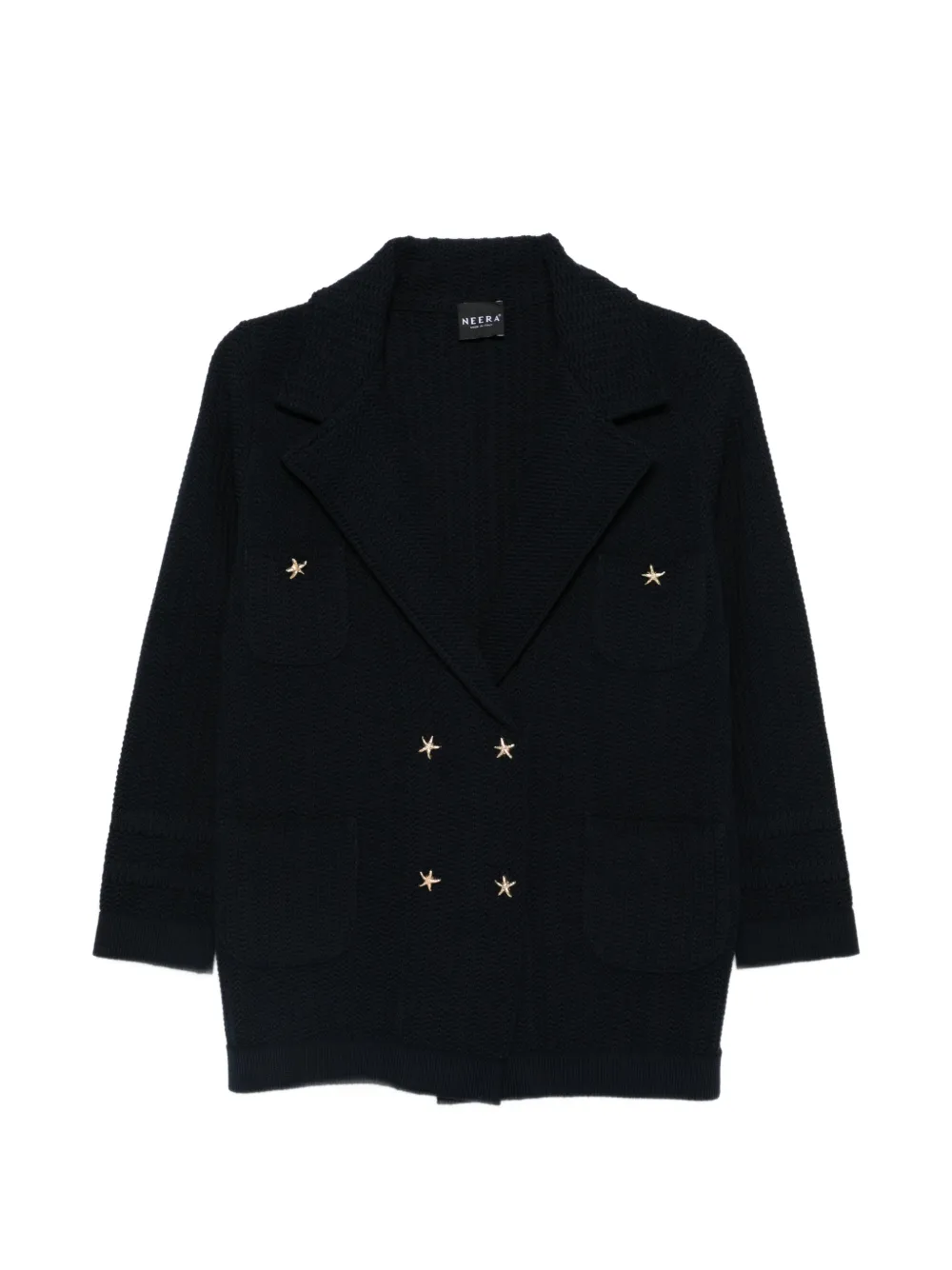 Neera star-motif double-breasted blazer - Blu