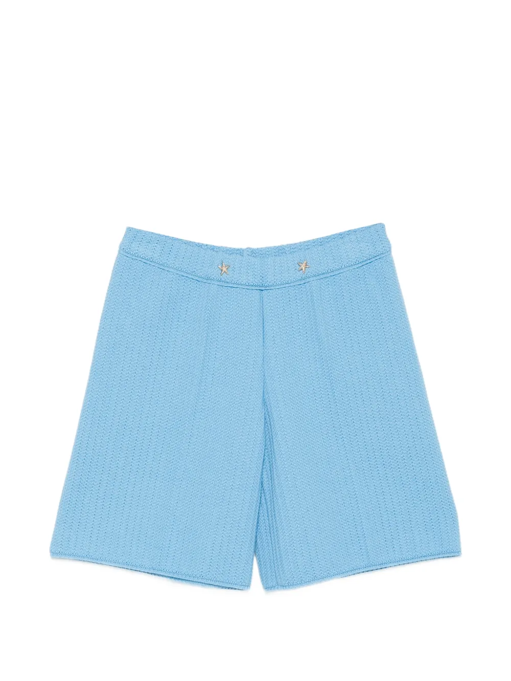 Neera star-motif textured shorts - Blu