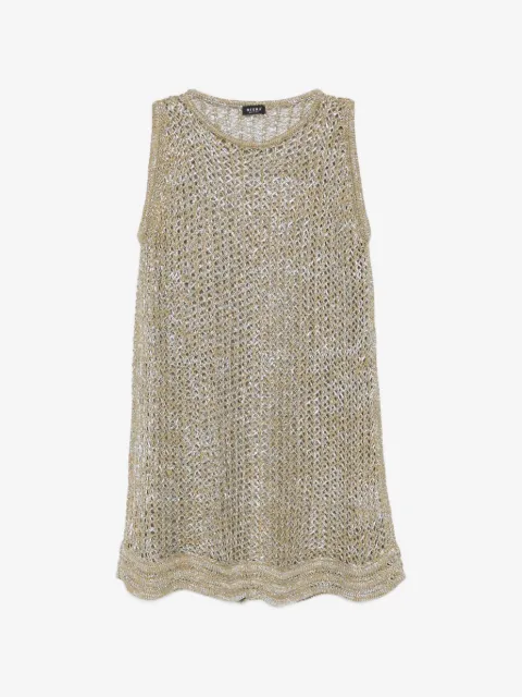 Neera open-knit mini dress