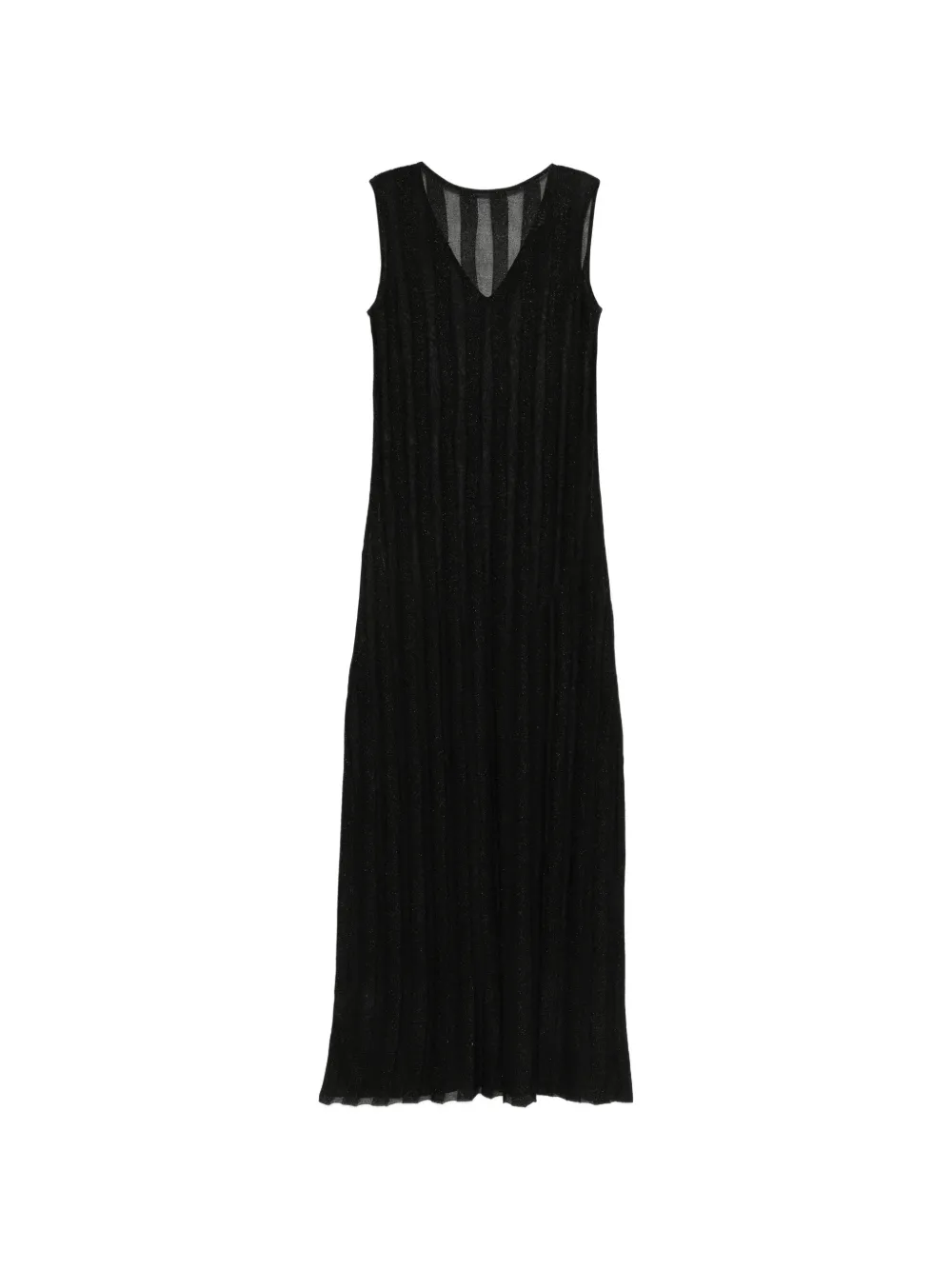 Neera V-neck maxi dress - Schwarz