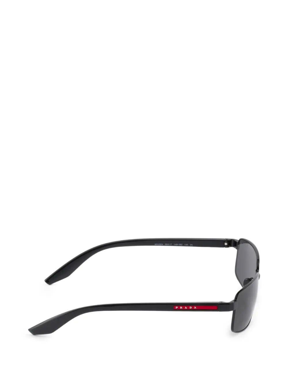 Prada Eyewear Linea Rossa zonnebril Zwart