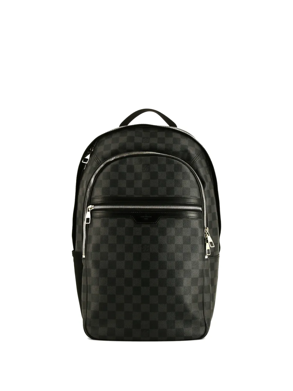 Louis Vuitton Pre-Owned 2012 Josh Damier-Graphite-pattern backpack - Black