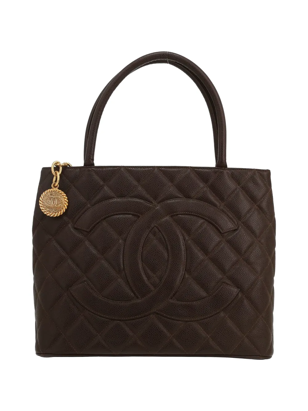 CHANEL Pre-Owned Medallion tote bag - Marrone