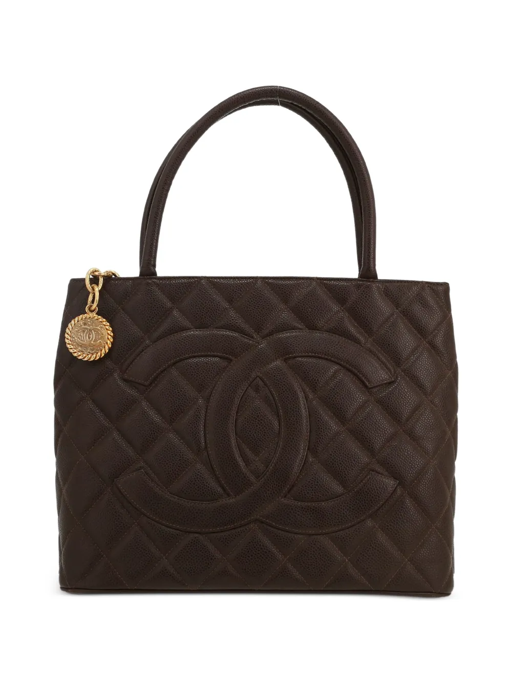CHANEL Pre-Owned Medallion tote bag - Marrone