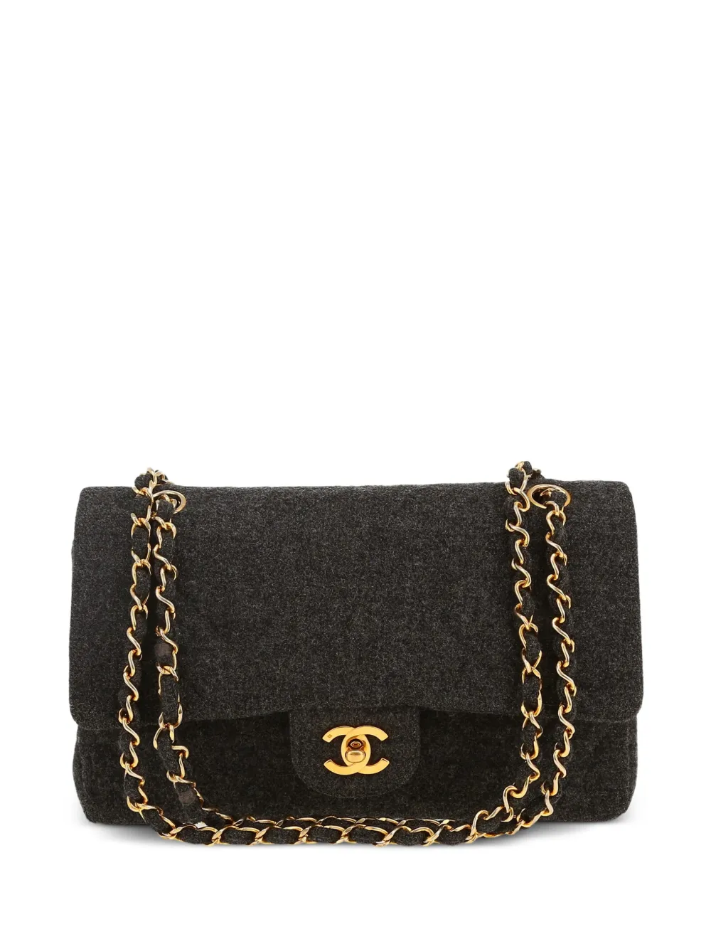 CHANEL Pre-Owned 1991 Timeless Classic shoulder bag - Grey