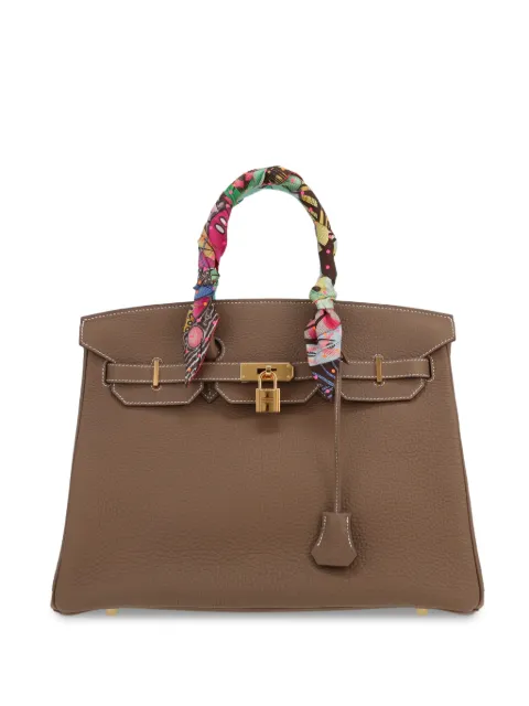 Hermès Pre-Owned bolsa de mano estilo piel Birkin 35 2020