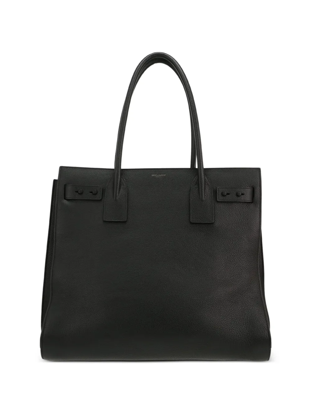 Saint Laurent Pre-Owned 2020's Sac de Jour large grained-leather handbag - Nero