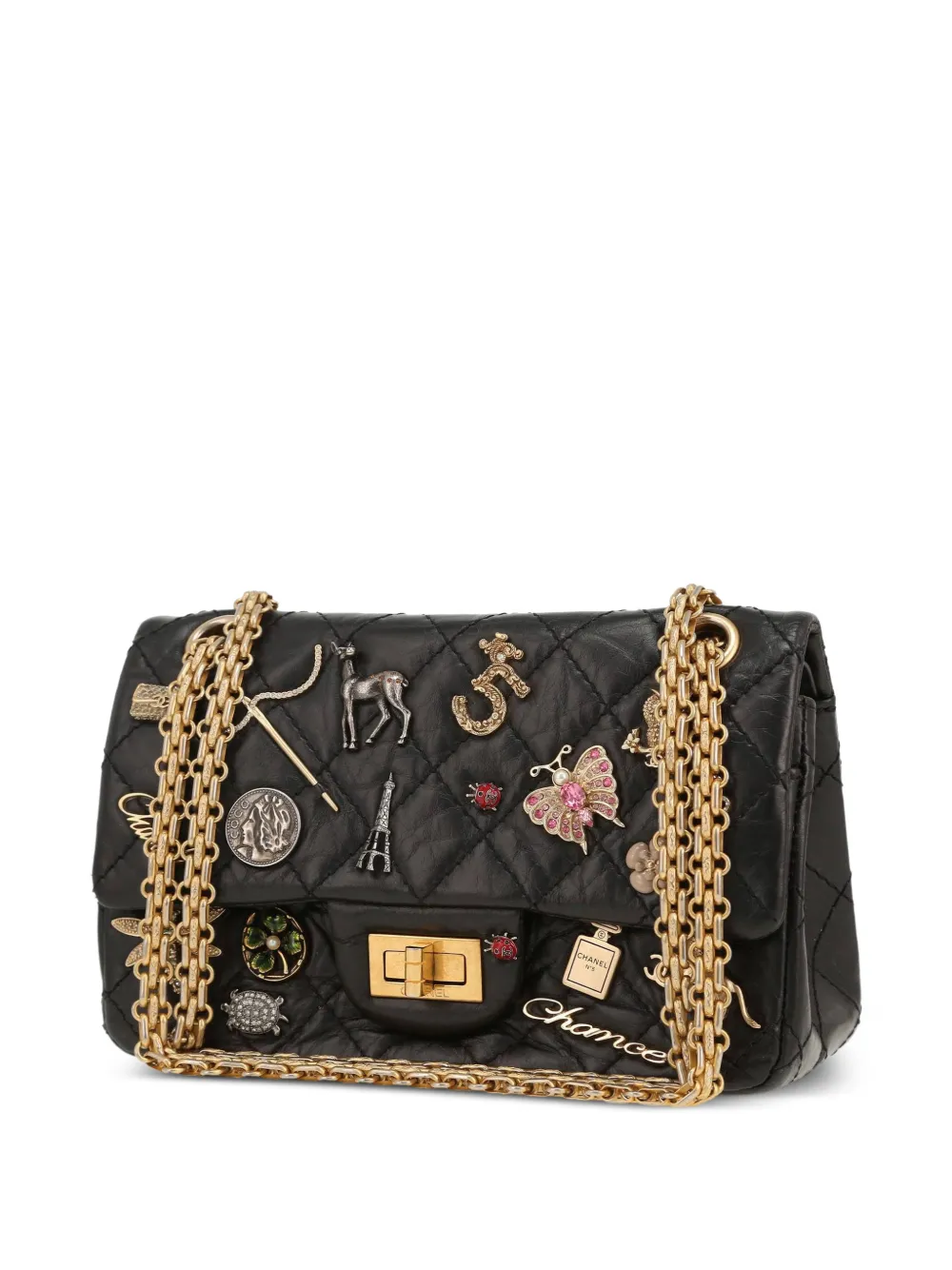 CHANEL Pre-Owned ラッキーチャーム リイシュー 2.55 マトラッセ