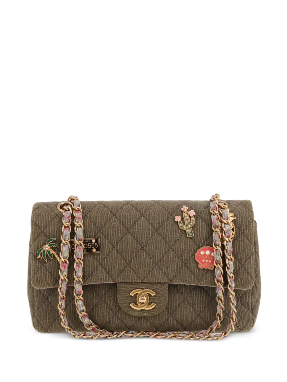 CHANEL Pre-Owned 2017 Timeless Coco Charm handbag - Verde