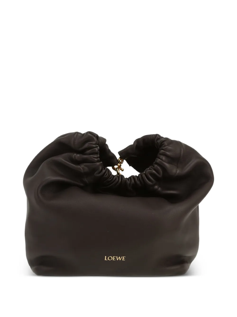 Loewe Pre-Owned Squeeze leather handbag - Marrone