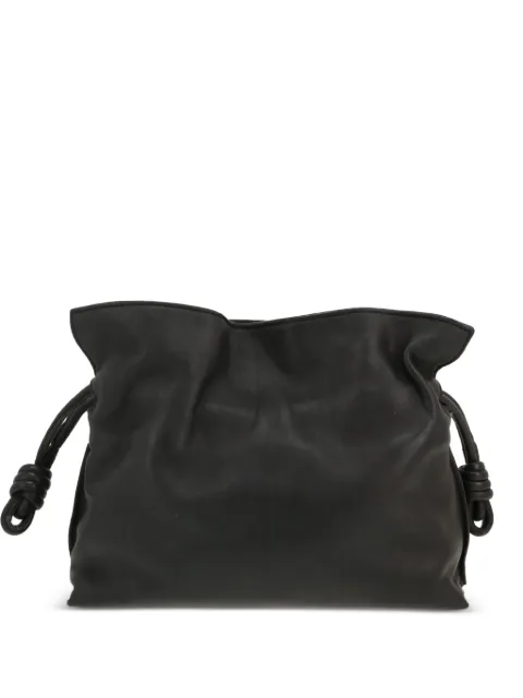 Loewe Pre-Owned Flamenco knot leather clutch bag
