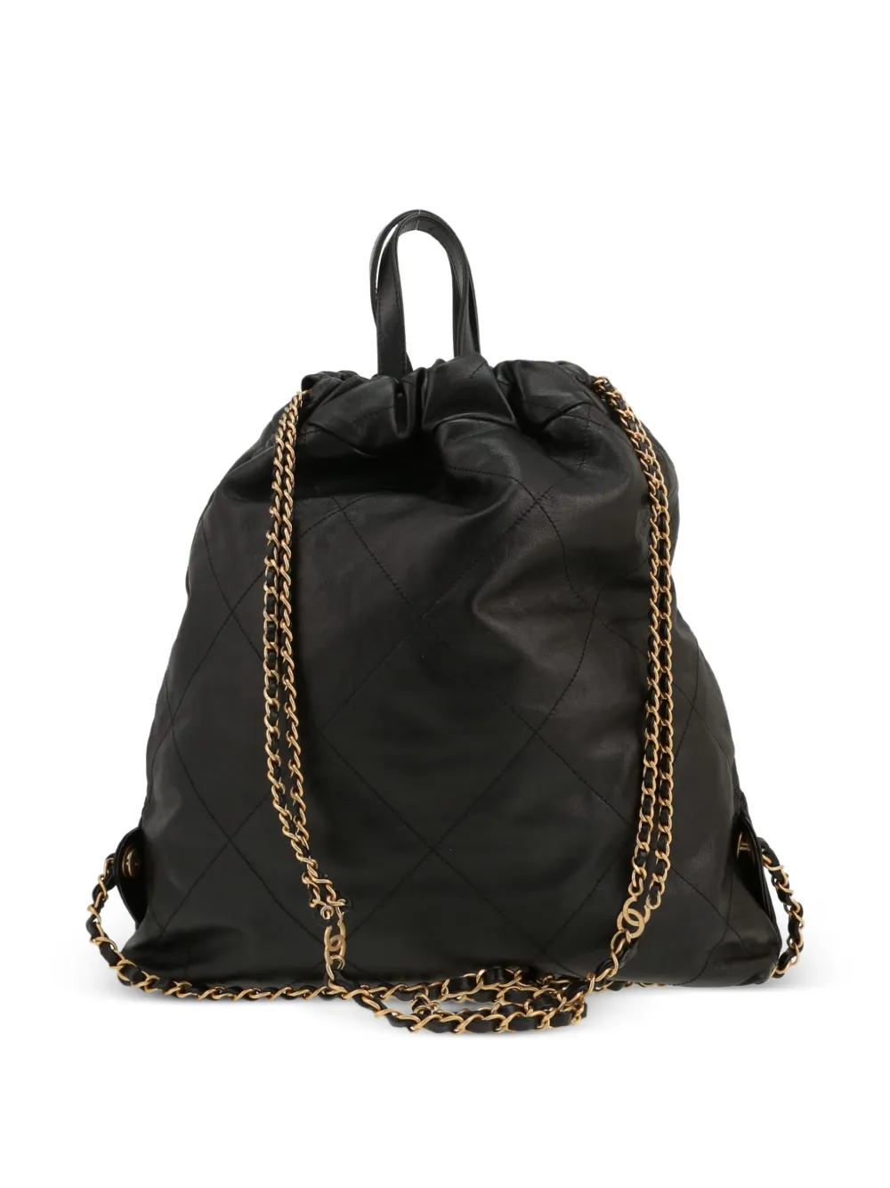 Chanel Pre-owned 2020 Chanel 22 Backpack in Black, view 2