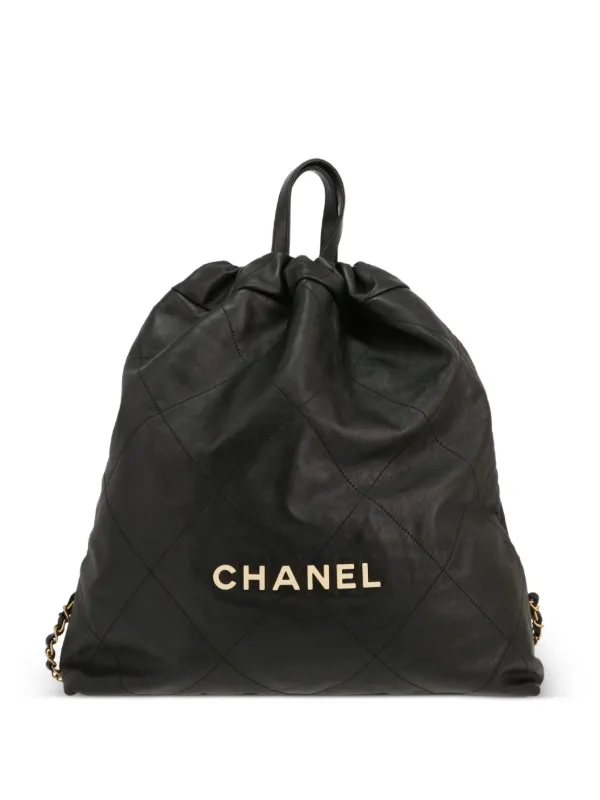 Chanel Pre-owned 2020 Chanel 22 Backpack in Black