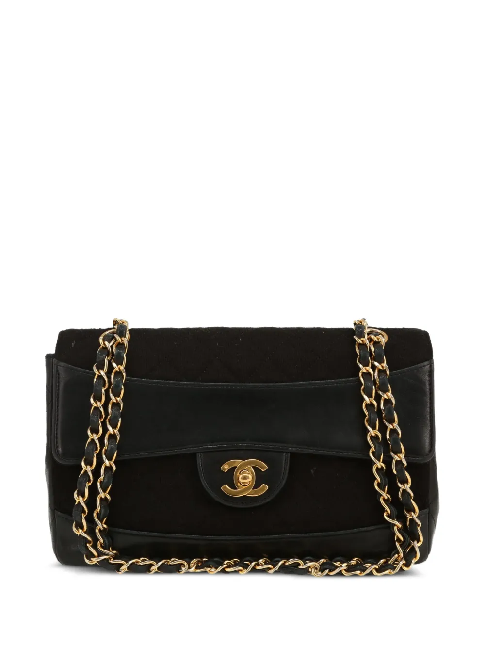 CHANEL Pre-Owned 1991 leather chain handbag - Black