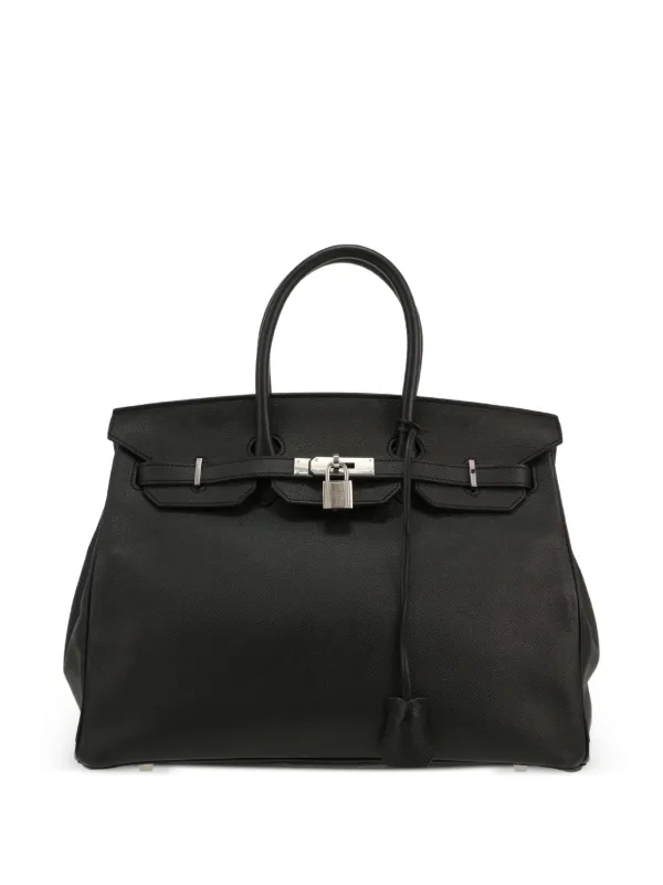 Hermès Pre-owned 2016 Birkin 35 Handbag in Black