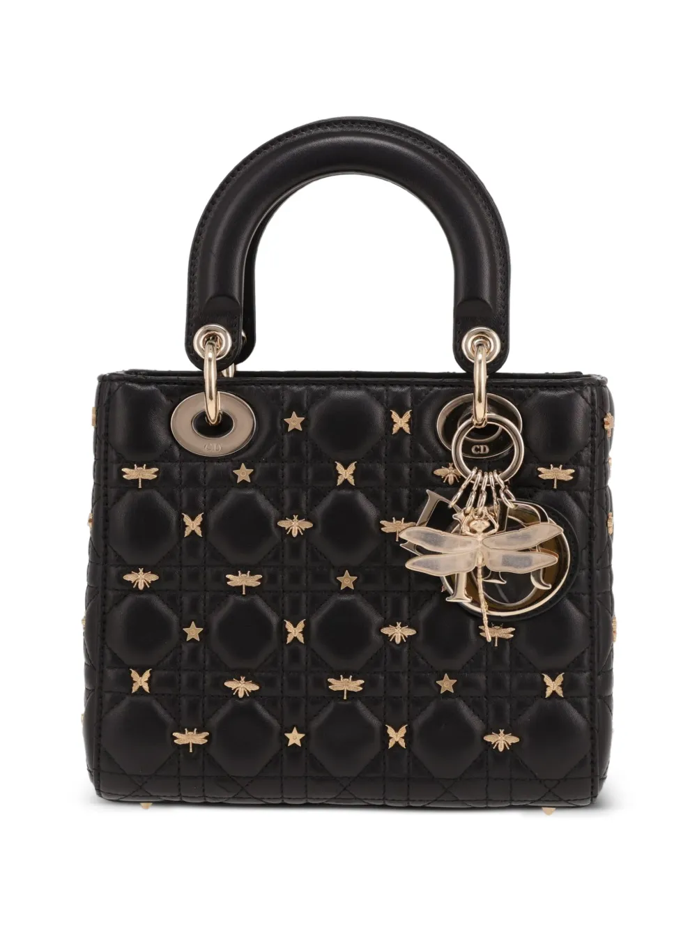 Christian Dior Pre-Owned 2020 small Lady Dior handbag - Nero