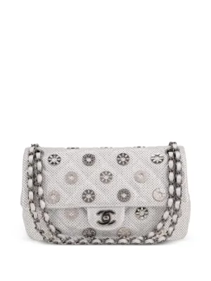 CHANEL Pre-Owned 2005-2006 キャンバス ココマーク カメリア No.5
