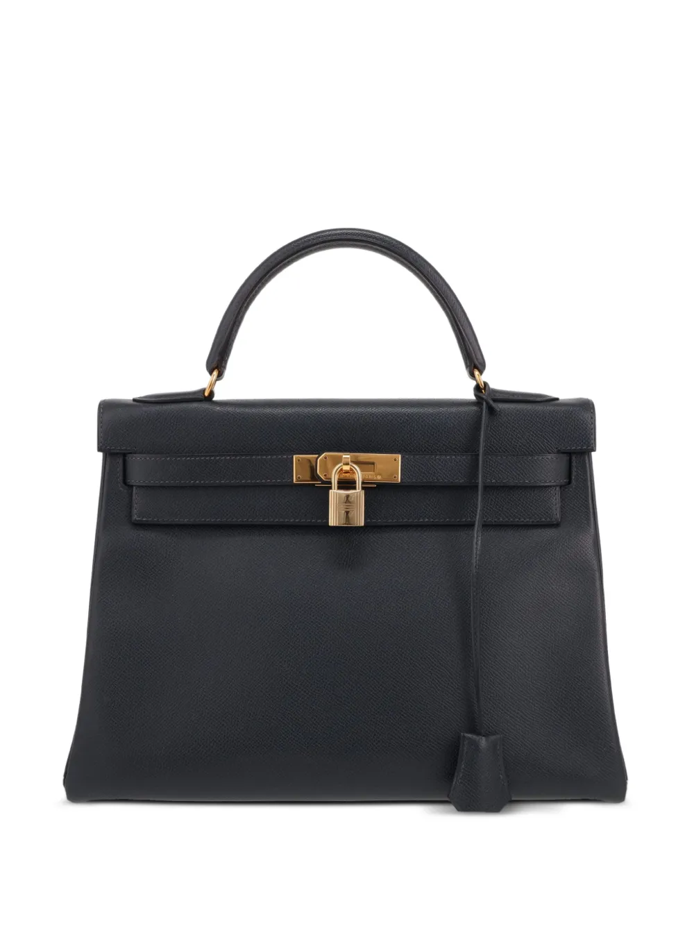 Hermès Pre-Owned 1997 Gilt leather handbag - Blu