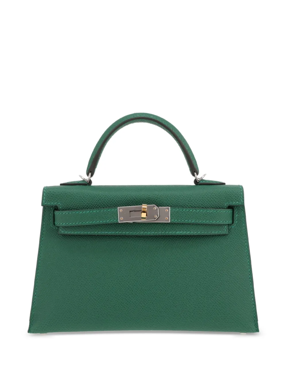 Hermès Pre-Owned Kelly leather shoulder bag - Verde