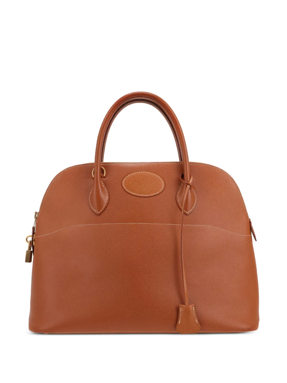 Hermès Pre-Owned 1994 double handle leather handbag - Brown