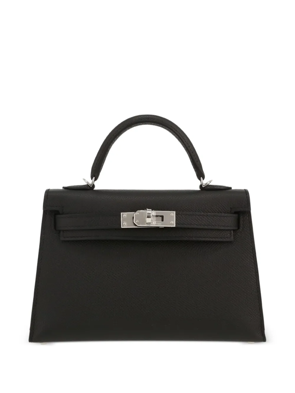 Hermès Pre-Owned Kelly leather top handle handbag - Nero