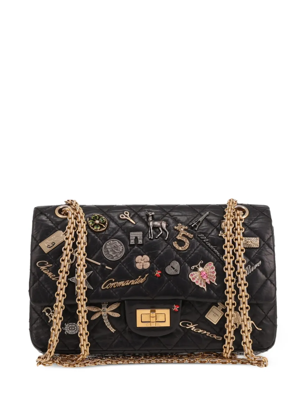 CHANEL Pre-Owned 2018 2.55 Mademoiselle-quilted shoulder bag - Schwarz