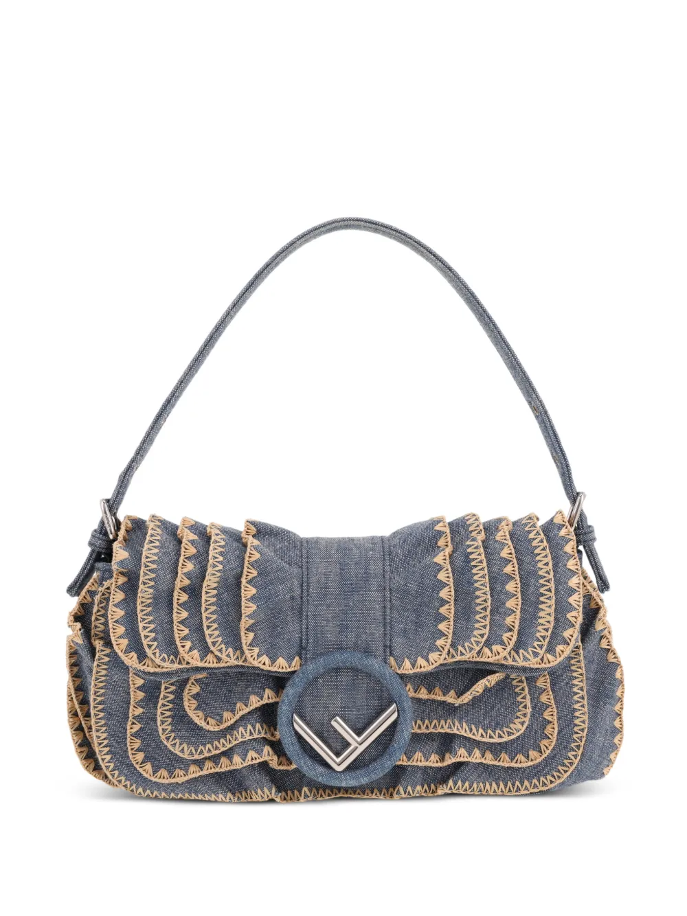 Fendi Pre-Owned 2020s Kan I shoulder bag - Blu